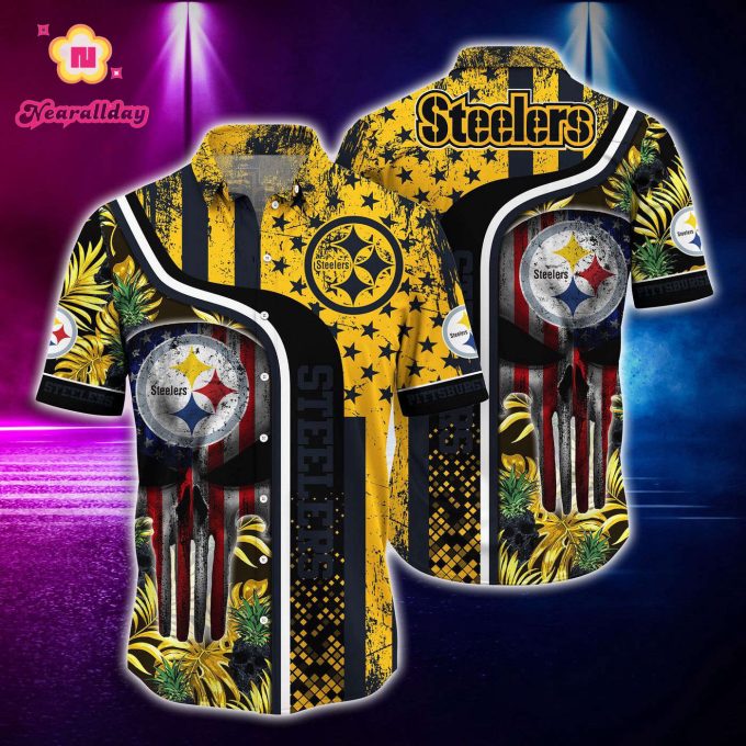 Pittsburgh Steelers Hawaiian Shirt Gift For Fans NFL 01