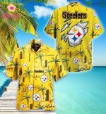 Pittsburgh Steelers NFL Palm On Elie Hawaiian Shirt