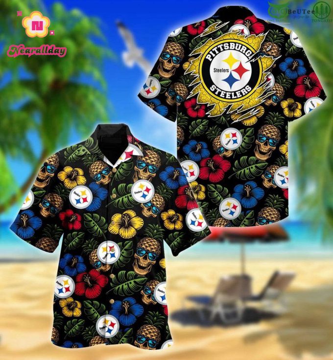 Pittsburgh Steelers NFL Pineapple Hawaiian Shirt