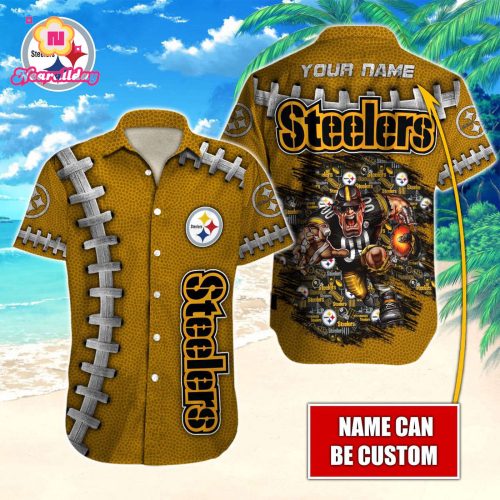 Pittsburgh Steelers NFL Printed Hawaiian Shirt Custom Gift