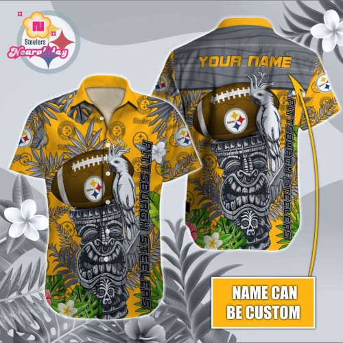 Pittsburgh Steelers NFL Printed Hawaiian Shirt Custom Gift