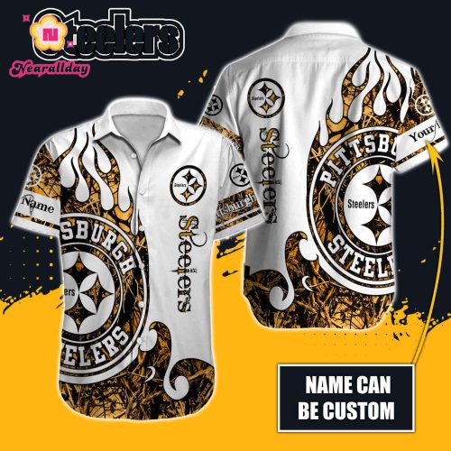 Pittsburgh Steelers NFL Printed Hawaiian Shirt Custom Gift