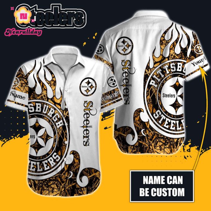 Pittsburgh Steelers NFL Printed Hawaiian Shirt Custom Gift