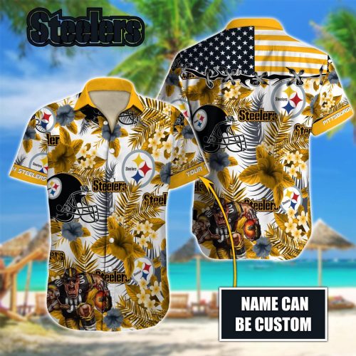 Pittsburgh Steelers NFL Printed Hawaiian Shirt Custom Gift