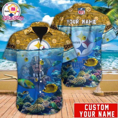 Pittsburgh Steelers NFL Printed Hawaiian Shirt Custom Gift