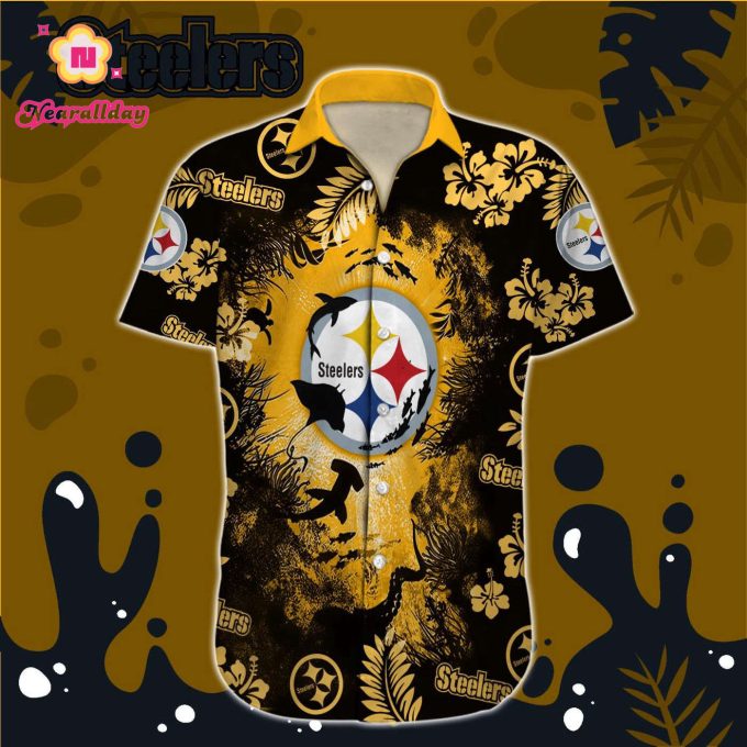 Pittsburgh Steelers NFL Printed Hawaiian Shirt Custom Gift