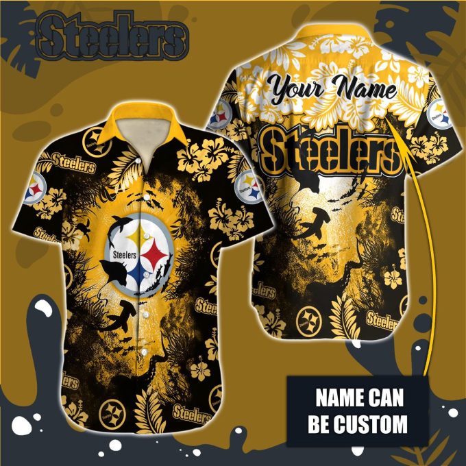 Pittsburgh Steelers NFL Printed Hawaiian Shirt Custom Gift