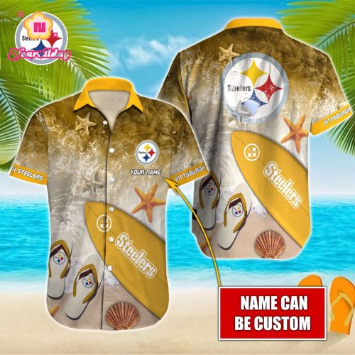 Pittsburgh Steelers NFL Printed Hawaiian Shirt Custom Gift