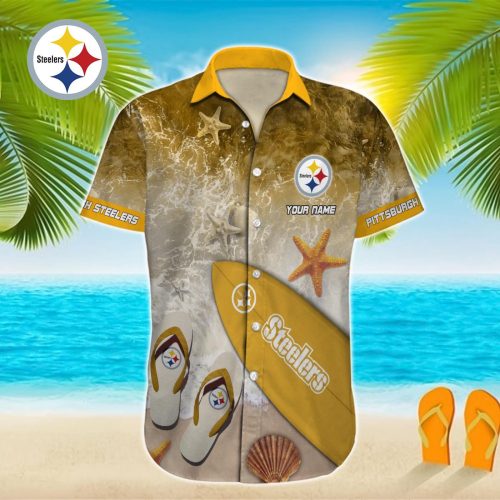 Pittsburgh Steelers NFL Printed Hawaiian Shirt Custom Gift