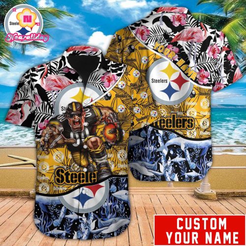 Pittsburgh Steelers NFL Printed Hawaiian Shirt Custom Gift