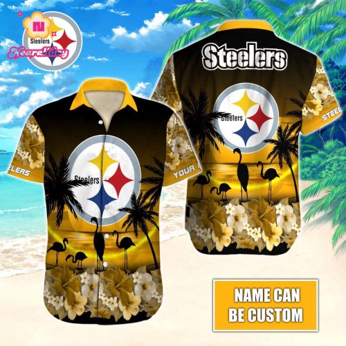 Pittsburgh Steelers NFL Printed Hawaiian Shirt Custom Gift