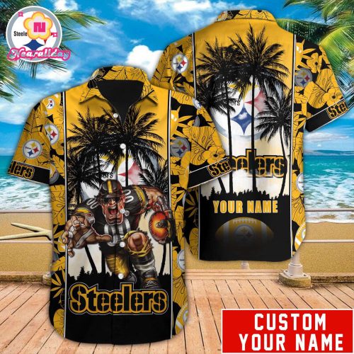 Pittsburgh Steelers NFL Printed Hawaiian Shirt Custom Gift