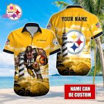 Pittsburgh Steelers NFL Printed Hawaiian Shirt Custom Gift