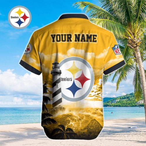 Pittsburgh Steelers NFL Printed Hawaiian Shirt Custom Gift