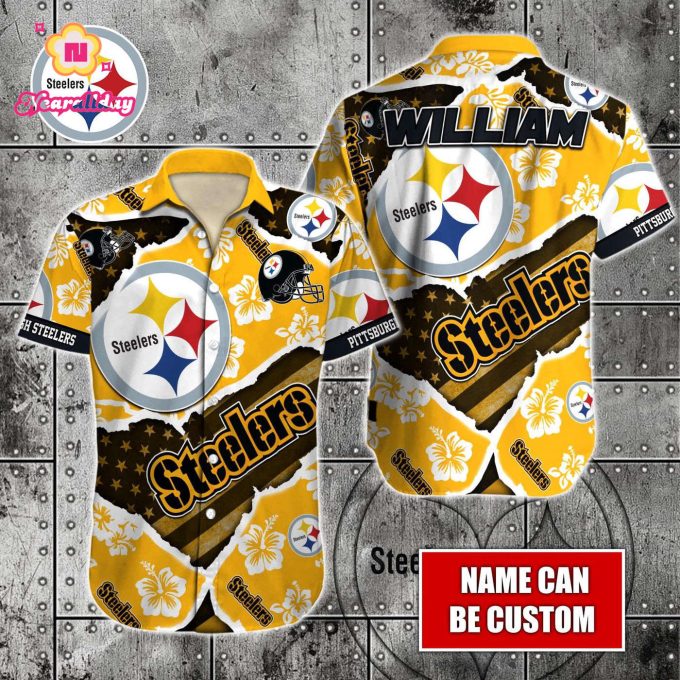 Pittsburgh Steelers NFLHawaiian shirt Custom Gift