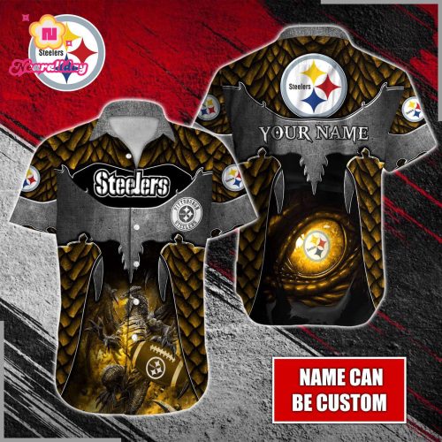 Pittsburgh Steelers NFLHawaiian shirt Custom Gift