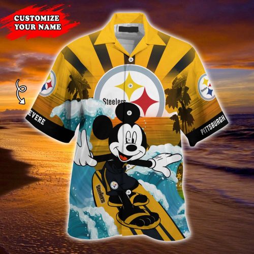 Pittsburgh Steelers NFLSummer Customized Hawaii Shirt For Sports Fans  Gift