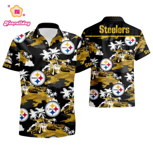 Pittsburgh Steelers Tommy Bahama Hawaiian Shirt summer shirt