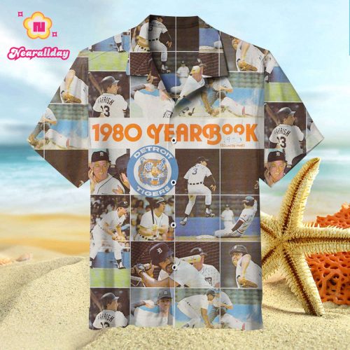 Vintage Detroit Tigers Hawaiian Shirt – Retro MLB Fan Apparel