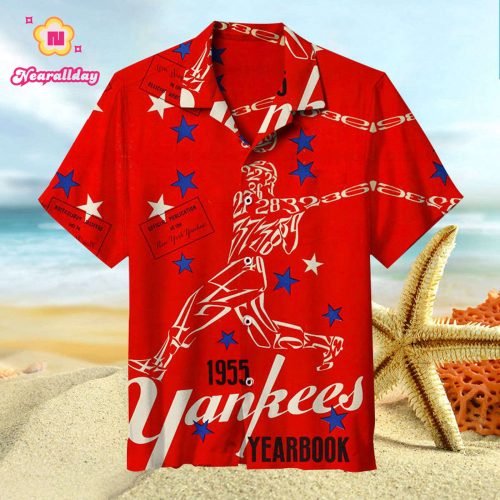 Vintage New York Yankees Hawaiian Shirt – Retro MLB Team Apparel