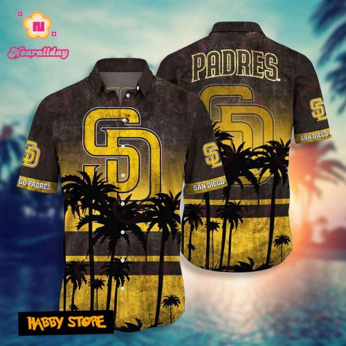 San Diego Padres MLB Hawaii Shirt - Official Team Apparel for Fans