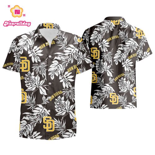 San Diego Padres Tropical Flower Hawaiian Shirt – 2023 Summer Fashion