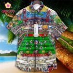 San Francisco 49Ers Football Levis Stadium Tropical Aloha Hawaiian Shirt