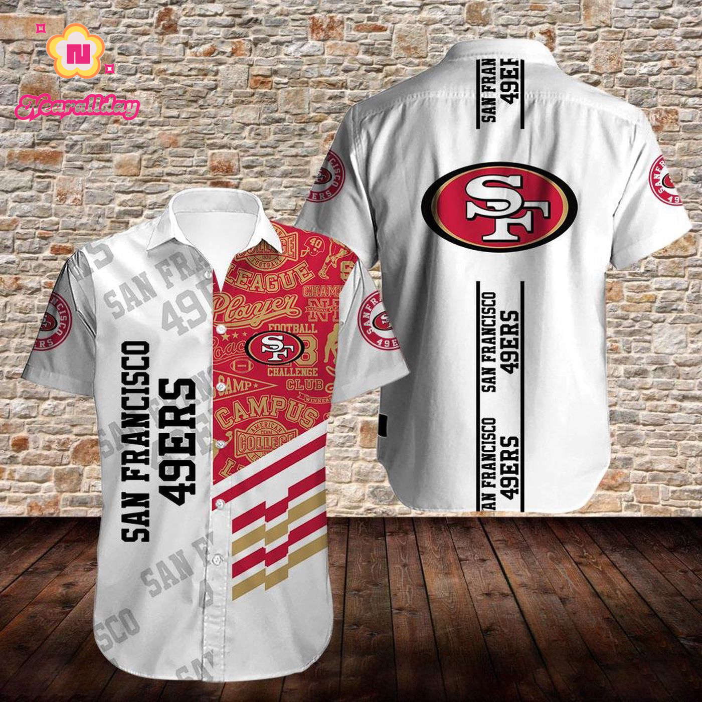 San Francisco 49ers Gift Hawaiian Shirt Model 2 San Francisco 49ers Gift Hawaiian Shirt Model 2