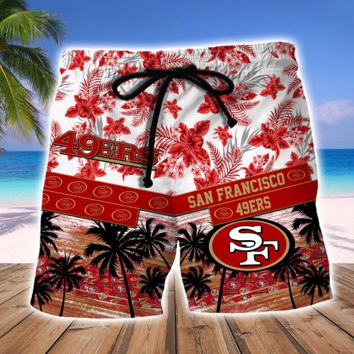 San Francisco 49ers Hawaiian Shirt And Beach Short – Gift for Men Women