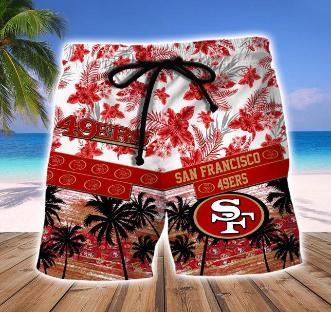San Francisco 49ers Hawaiian Shirt And Beach Short – Gift for Men Women