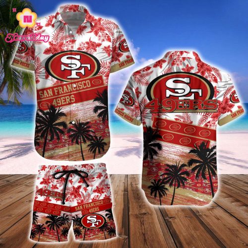 San Francisco 49ers Hawaiian Shirt And Beach Short – Gift for Men Women