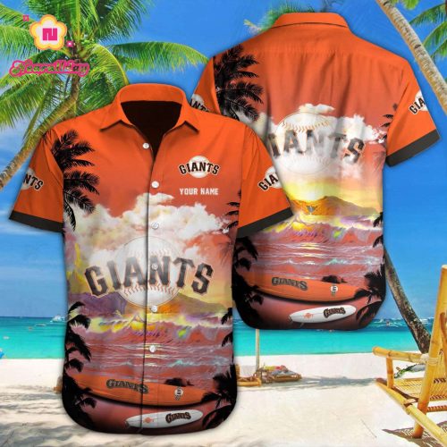 San Francisco Giants Custom MLB Hawaii Shirt - Official Merchandise