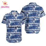 Seattle Seahawks Coconut Trees NFL Gift For Fan Hawaii Shirt and Short