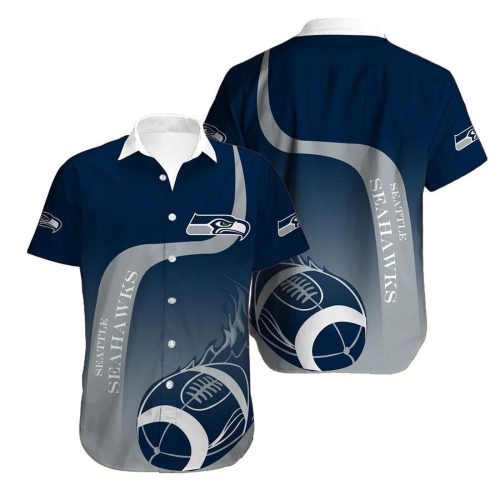 Seattle Seahawks Gift Hawaiian Shirt Model 4