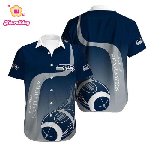 Seattle Seahawks Gift Hawaiian Shirt Model 4
