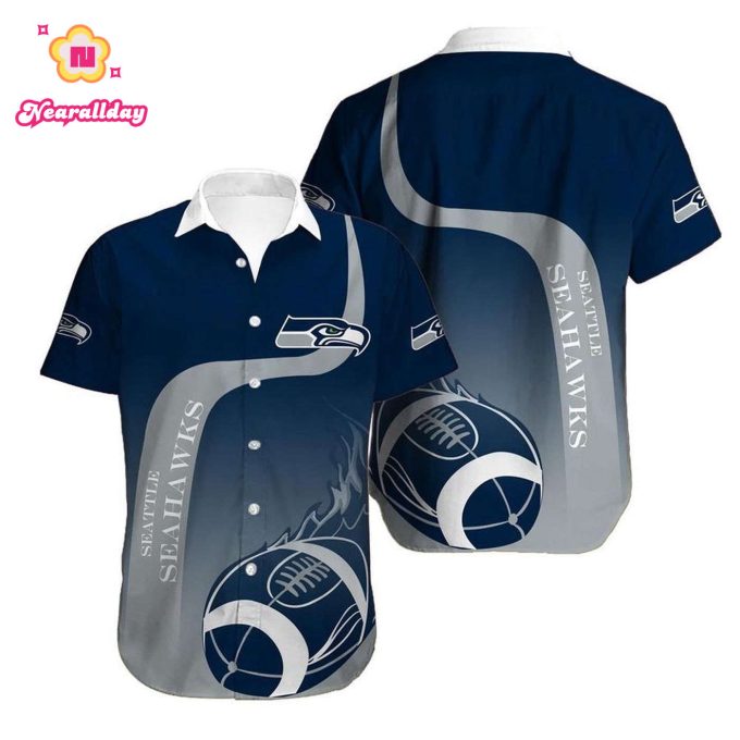 Seattle Seahawks Gift Hawaiian Shirt Model 4