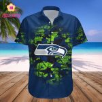 Seattle Seahawks Hawaii Shirt Set Camouflage Vintage – NFL