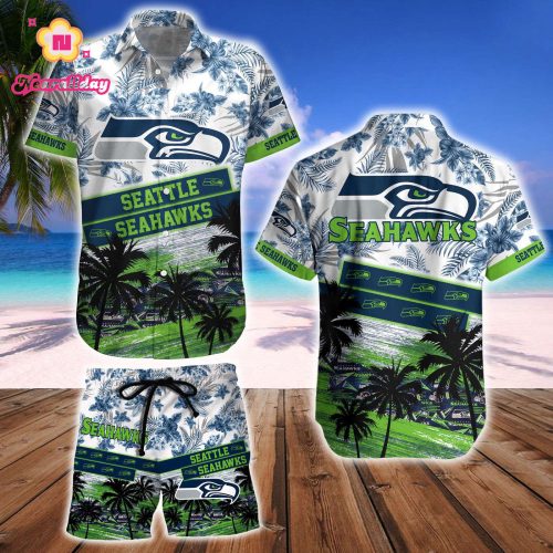 Seattle Seahawks Hawaiian Shirt And Beach Short – Gift for Men Women