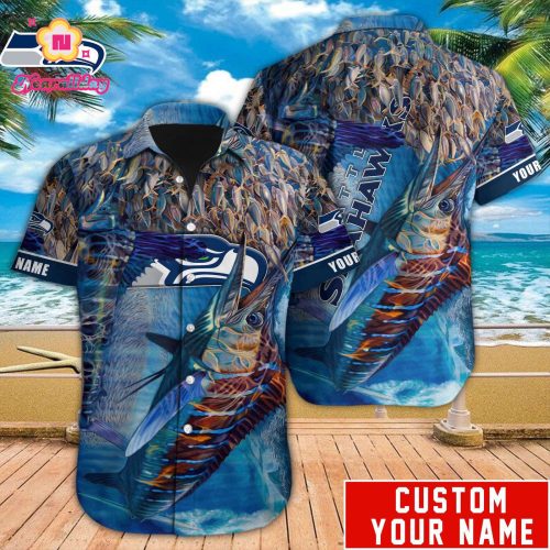 Seattle Seahawks NFL Printed Hawaiian Shirt Custom Gift