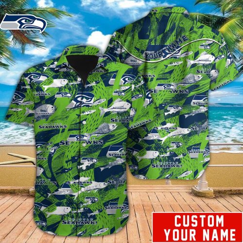 Seattle Seahawks NFL Printed Hawaiian Shirt Custom Gift