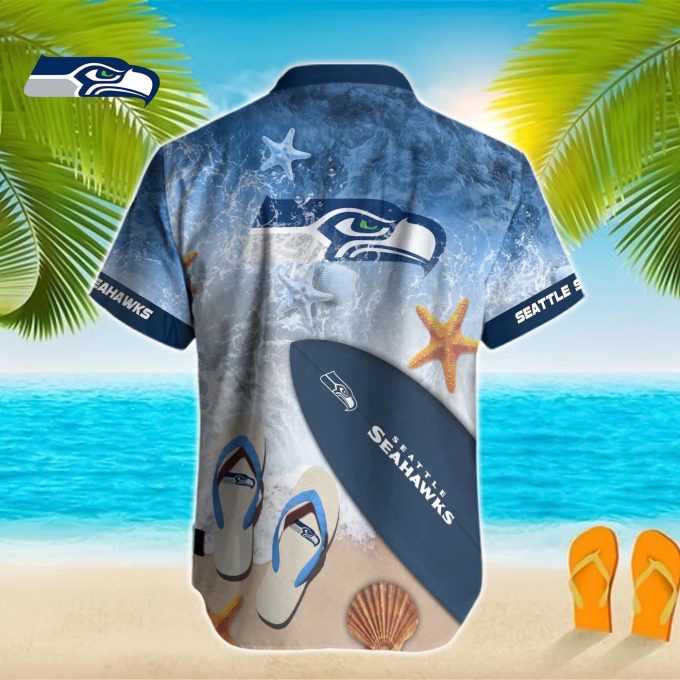 Seattle Seahawks NFL Printed Hawaiian Shirt Custom Gift