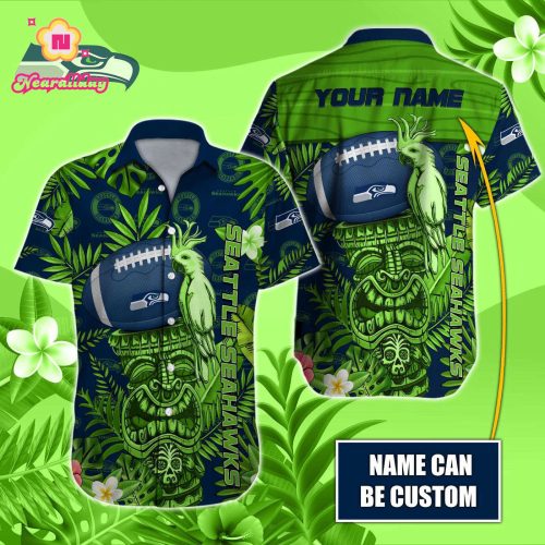 Seattle Seahawks NFL Printed Hawaiian Shirt Custom Gift