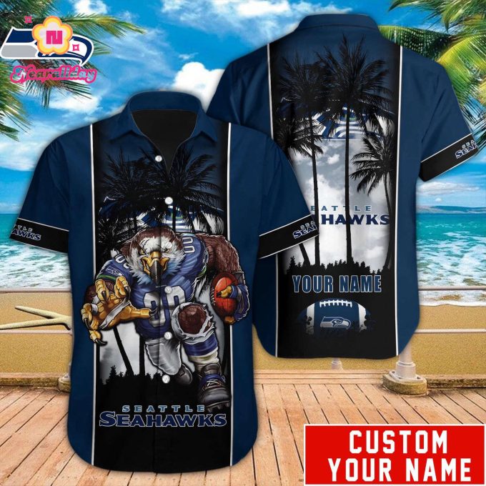 Seattle Seahawks NFL Printed Hawaiian Shirt Custom Gift