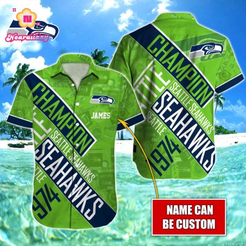 Seattle Seahawks NFLHawaiian shirt Custom Gift