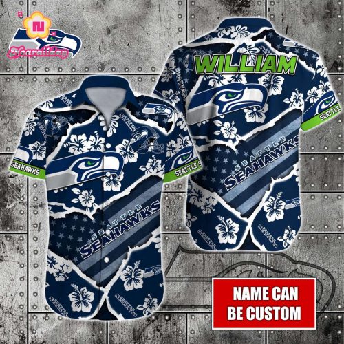 Seattle Seahawks NFLHawaiian shirt Custom Gift