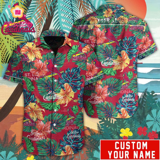 Authentic St Louis Cardinals MLB Custom Hawaiian Shirt M-38778