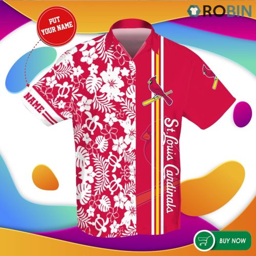 Custom St Louis Cardinals Hawaiian Shirt with All-over Print – Personalized Fan Gear