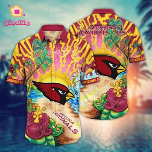 Summer Aloha Arizona Cardinals Hawaiian Shirt Gift For NFL Fans