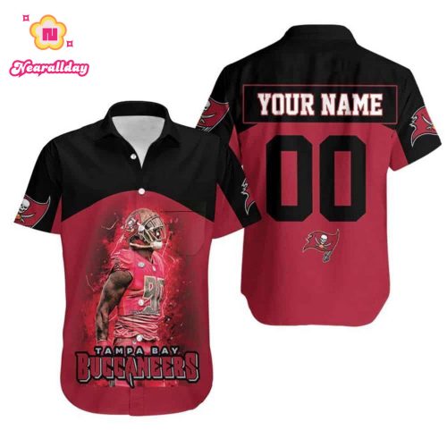 Tampa Bay Buccaneers Frank Picas 90 Legend For Fans 3D Printed Personalized Hawaiian Shirt