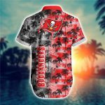 Tampa Bay Buccaneers Hawaiian Shirt Palm Trees Pattern Tampa Bay Buccaneers Hawaiian Shirt Palm Trees Pattern